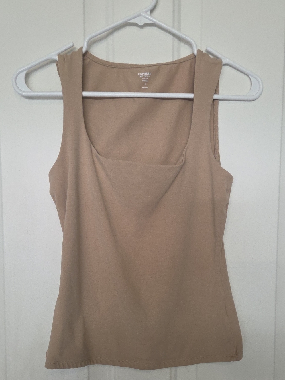 Express Women’s Scoop Neck Tank Top - Taupe